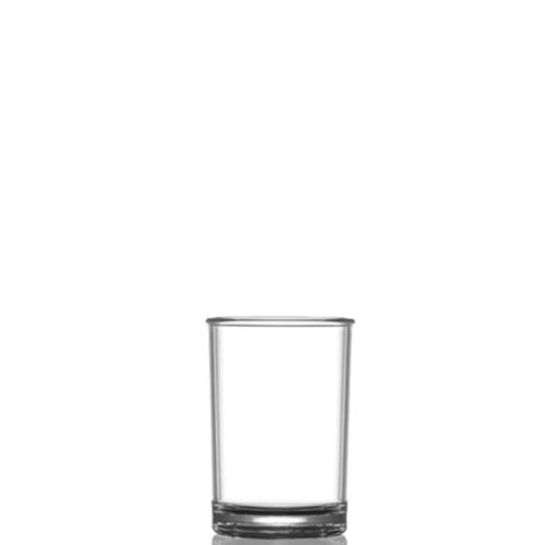 Kunststof Tumblerglas Stapel met een inhoud van 17 cl. transparant en zowel graveren als bedrukken mogelijk